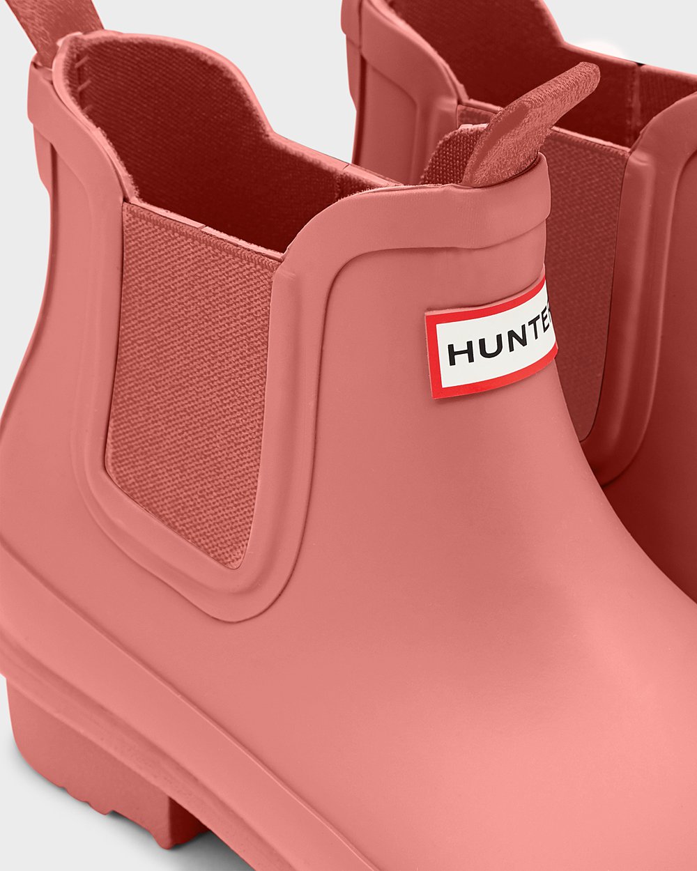 Chelsea Boots Barn - Hunter Original Stora - Rosa - 051376-BKI